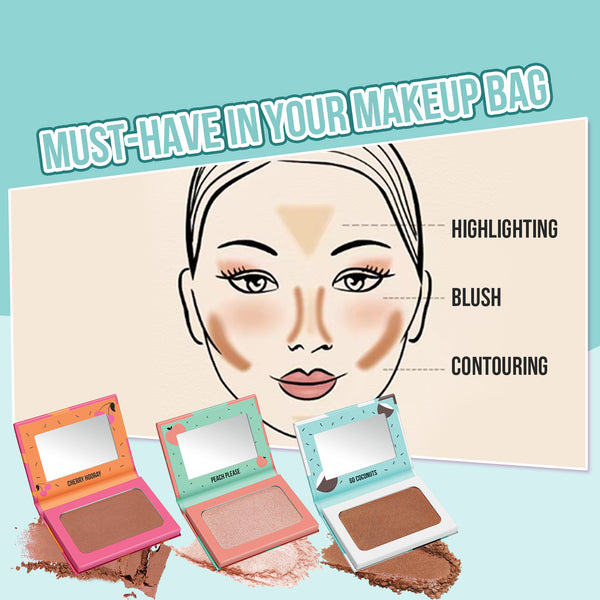 FRUITY BEAUTY STROBING POWDER & TROPICAL TAN BRONZING AND CONTOURING POWDER & POWDER BLUSH