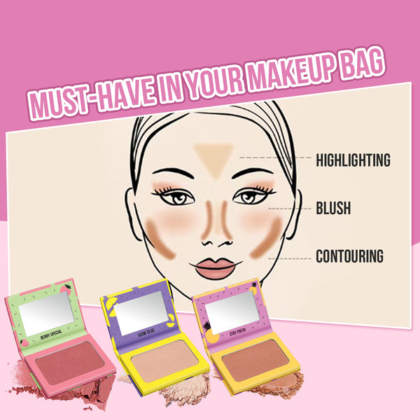 FRUITY BEAUTY STROBING POWDER & TROPICAL TAN BRONZING AND CONTOURING POWDER & POWDER BLUSH